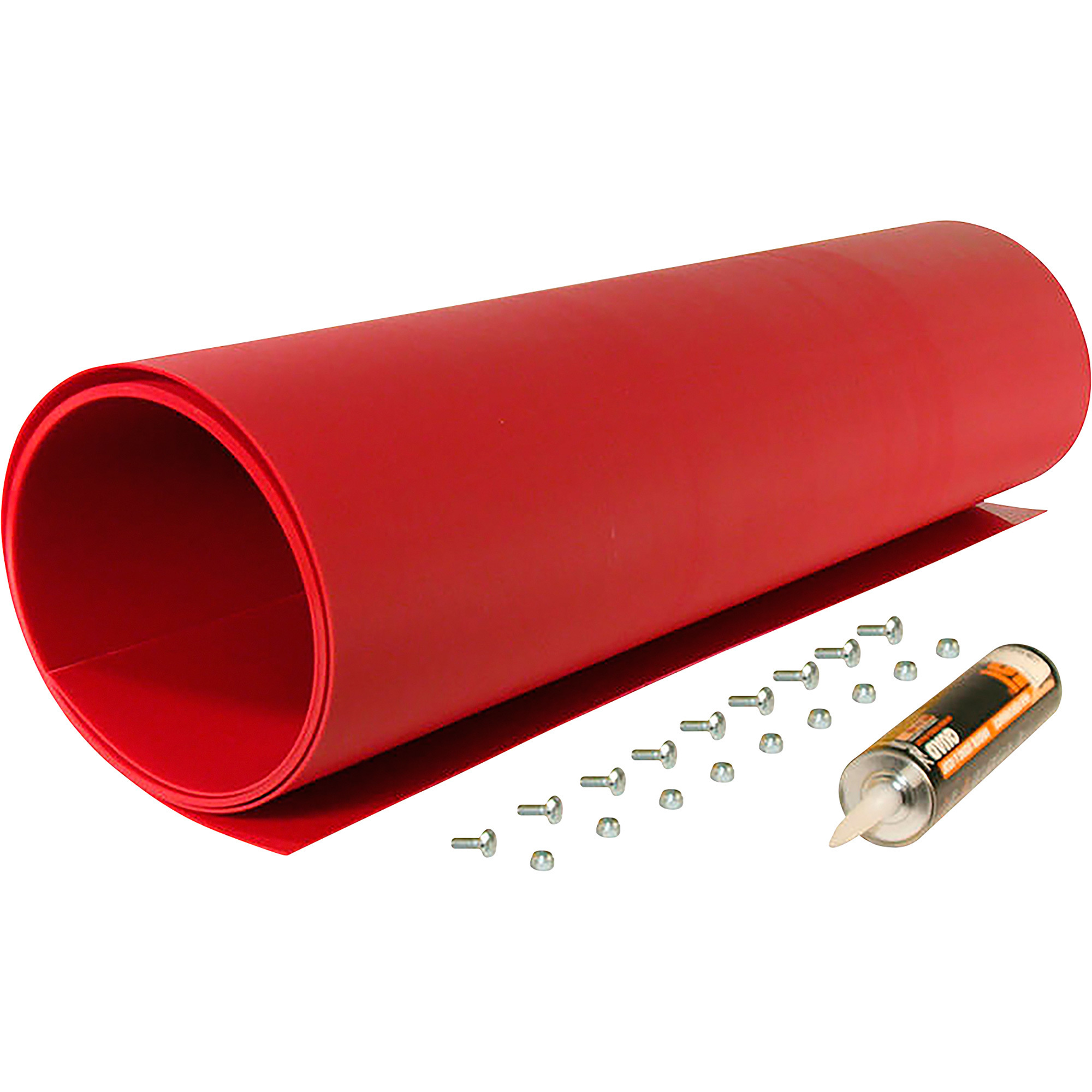 Buyers SAM, 28 x 96in. Red Plow Shield, Length 96 in, Height 28 in, Material Polymer, Model# 1310220